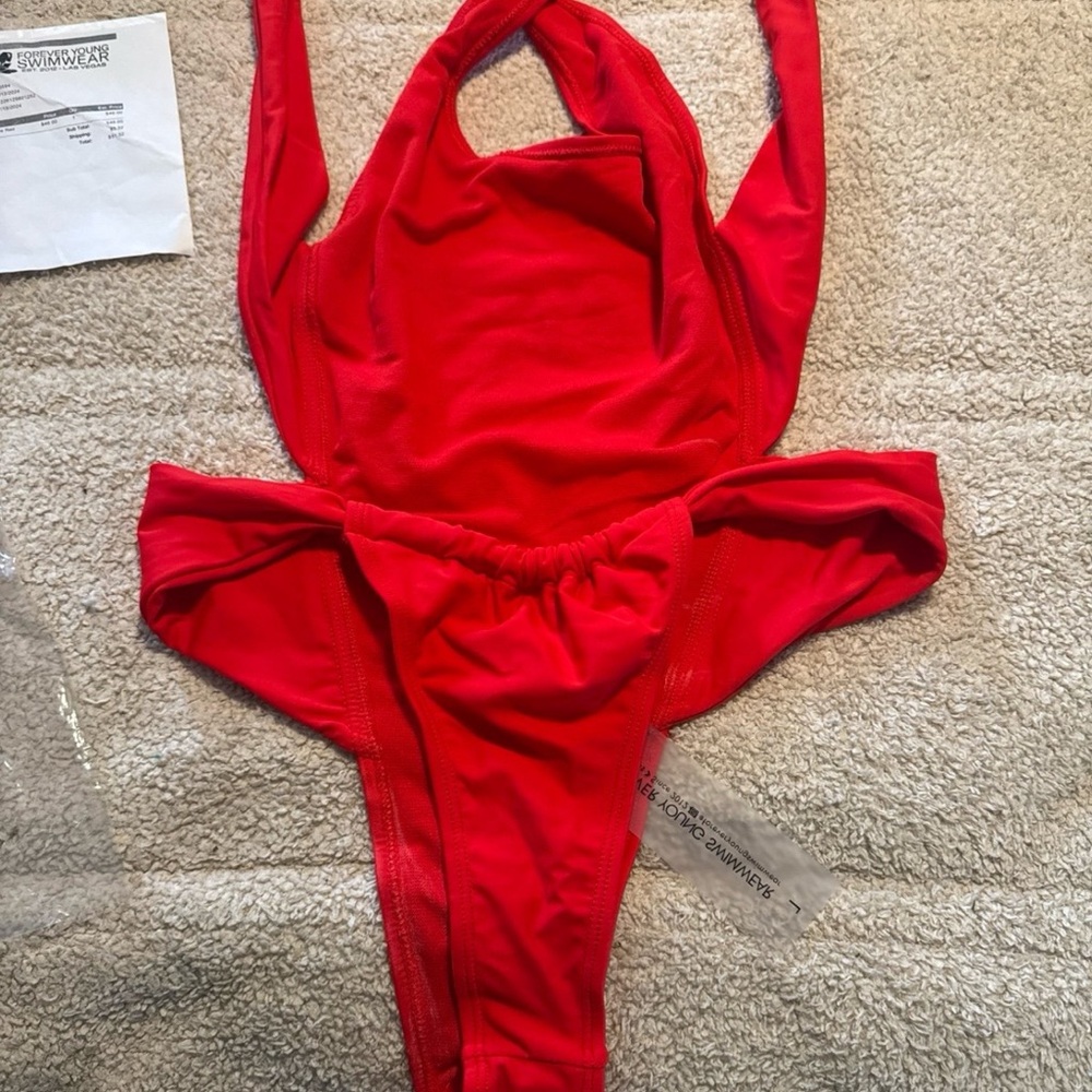 Forever Young Red Swimsuit View 5